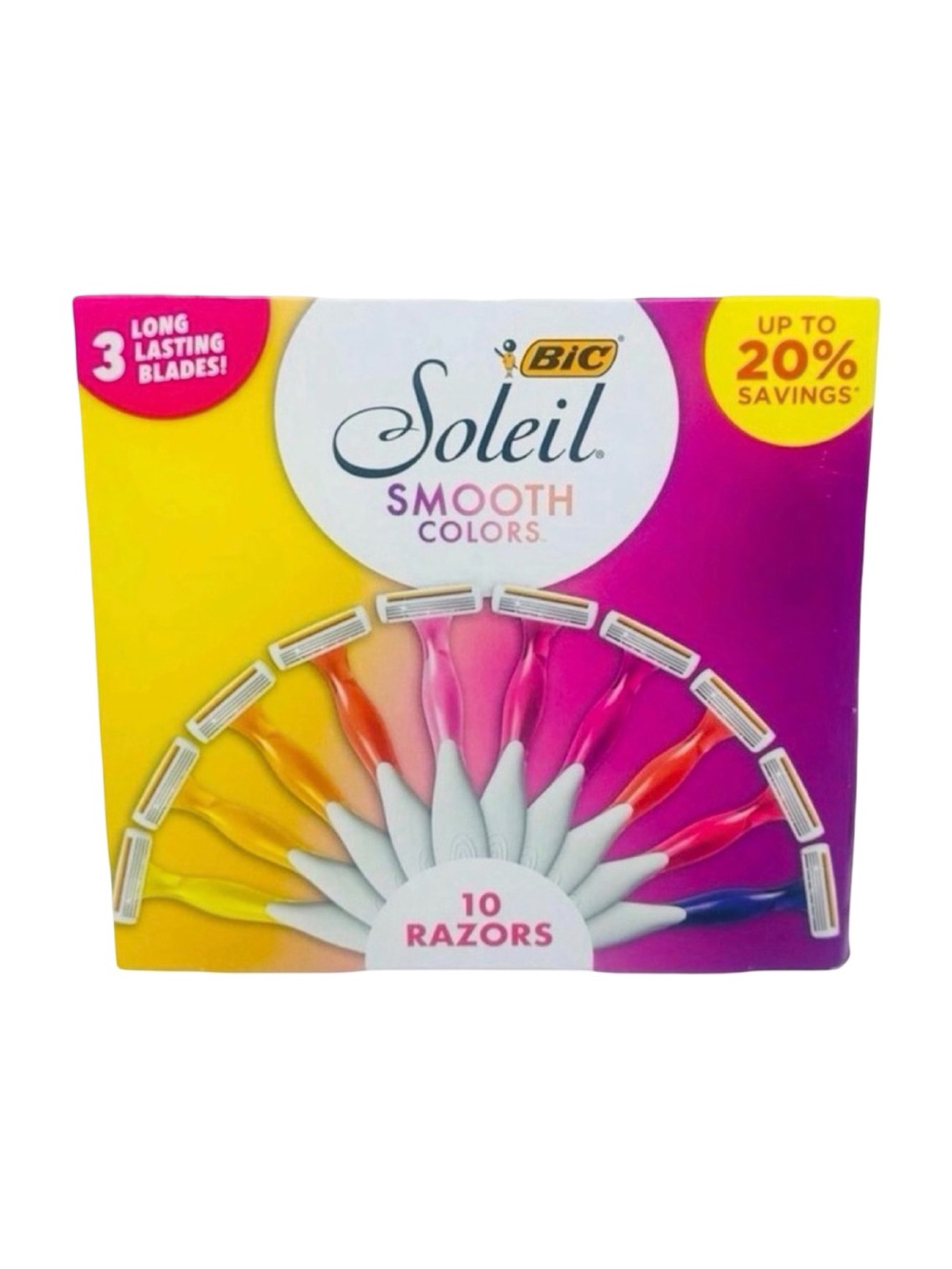 Bic Soleil Smooth Colors - 10 Razors